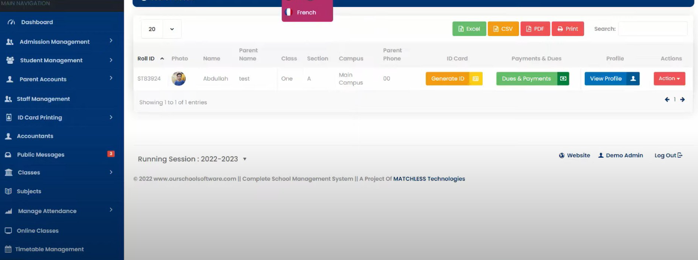 Academics Screenshot 1